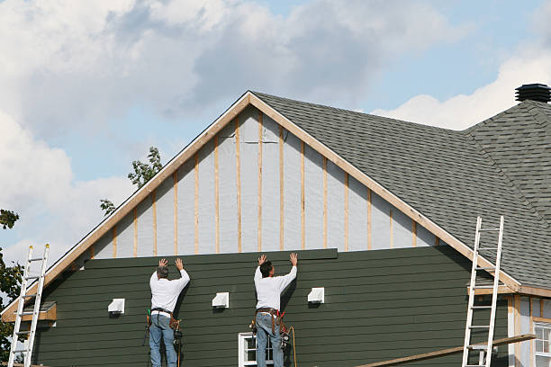 Professional Emergency Siding Repair technician working in Hillsborough, NC